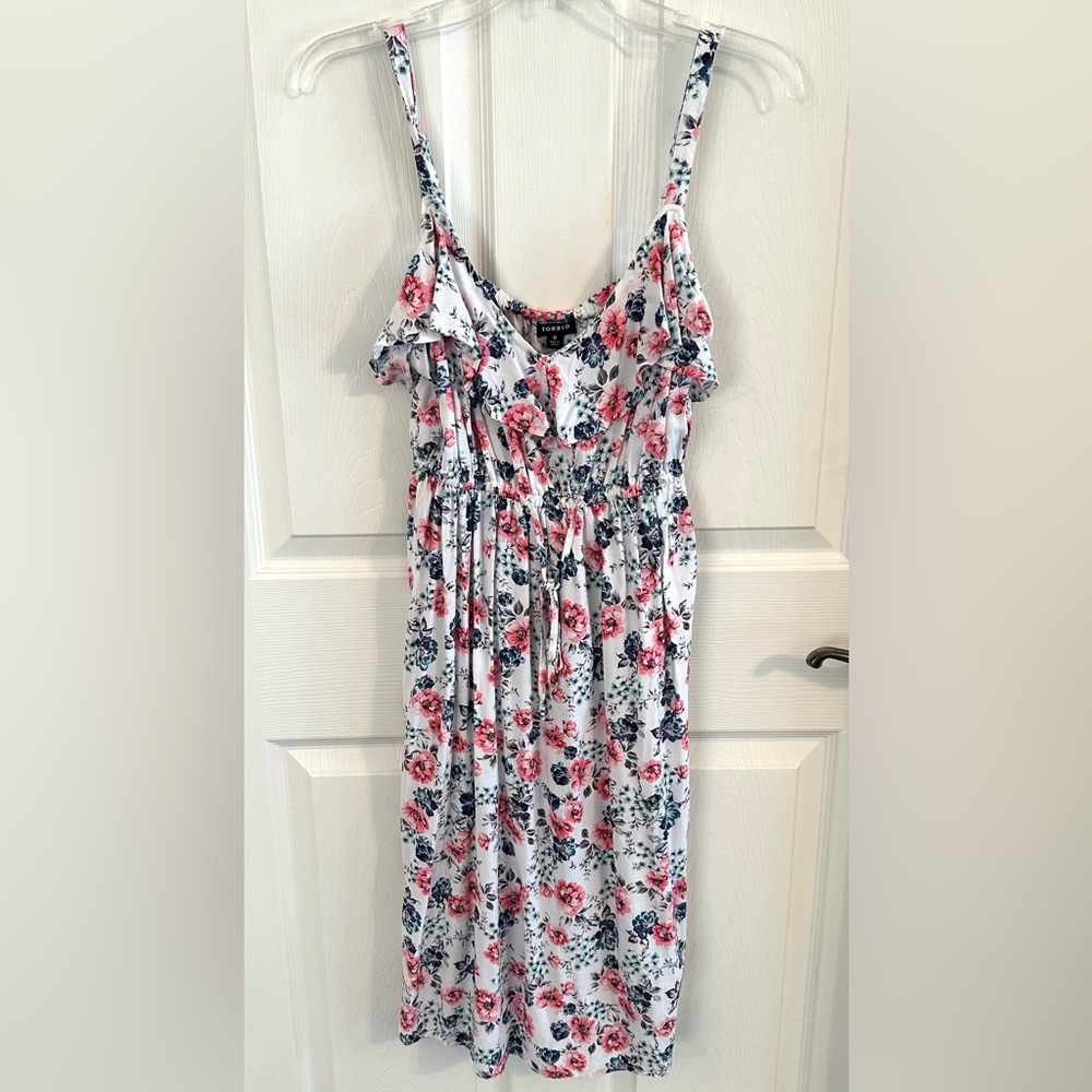 Torrid Ruffle Front Sundress Size L (12)